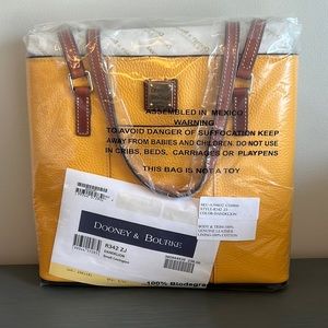 Dooney & Bourke Pebble Leather Small Lexington Shopper